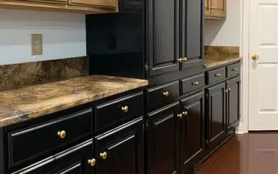 Semi-gloss finish cabinet paint example
