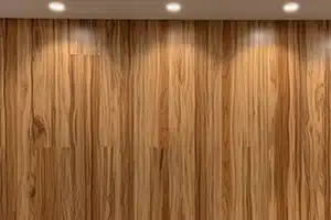 A wood graining technique faux finished wall