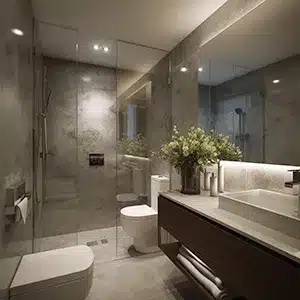 Elegant bathroom painted by Value Painting and Flooring