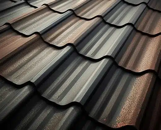 Close-up of a Colorbond roof