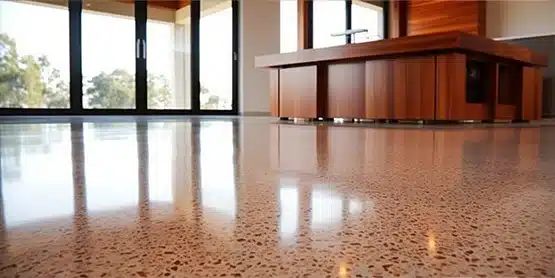 Epoxy flake floor