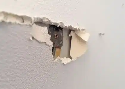 Wall disturbances from removals