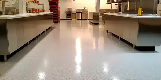 Epoxy mortar floor