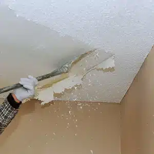 DIY Popcorn Ceiling Removal - The Craftsman Blog