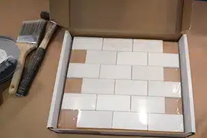 Material selection for backsplash installation