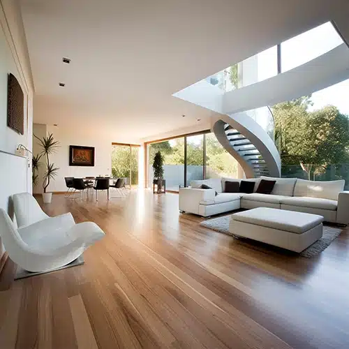 Picture showcasing modern home enhanced with laminate flooring.