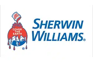 Sherwin Williams logo.